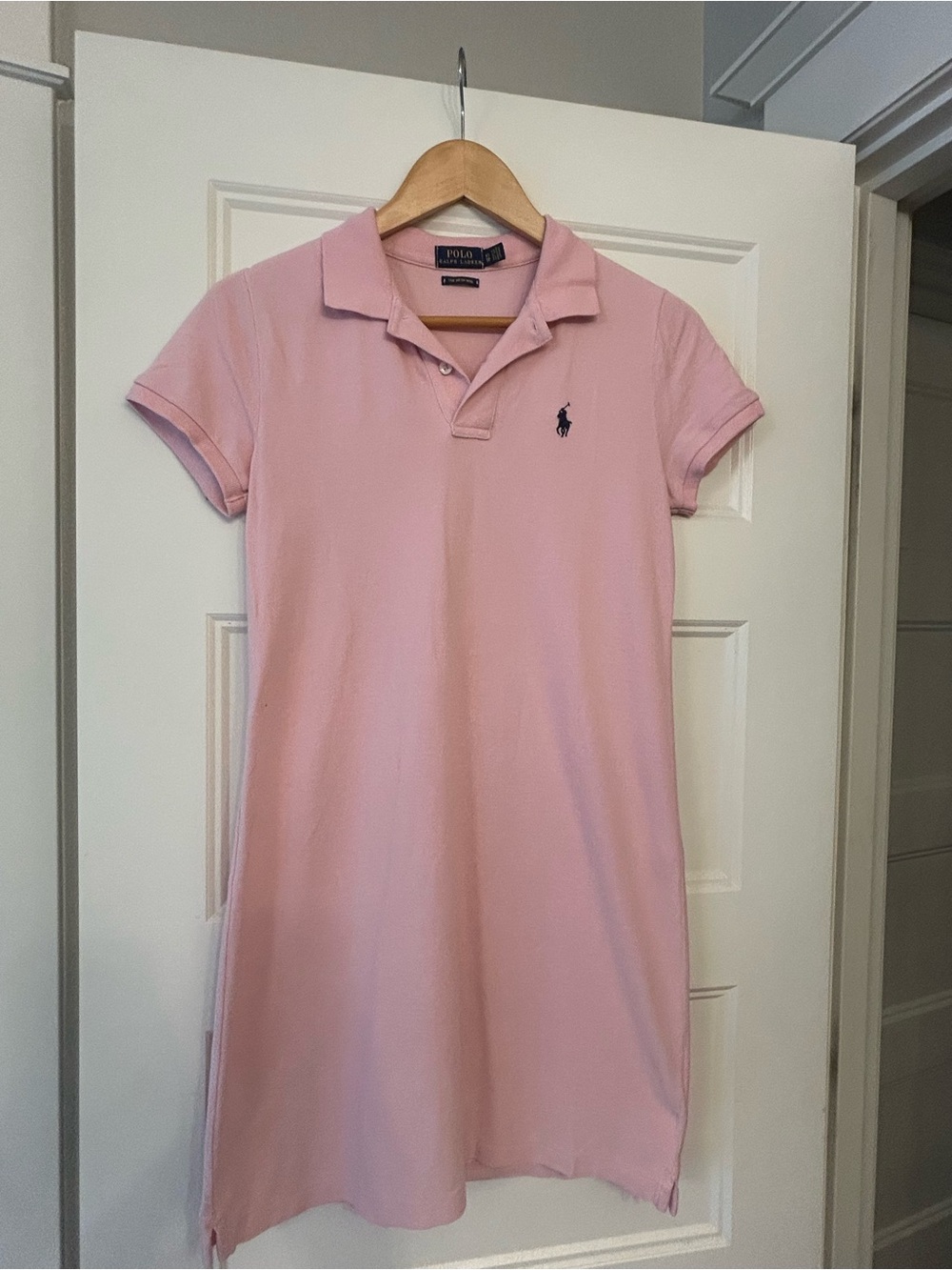 Polo Ralph Lauren Pink "The Mesh
Mini" Short Sleeve Polo Dress XS